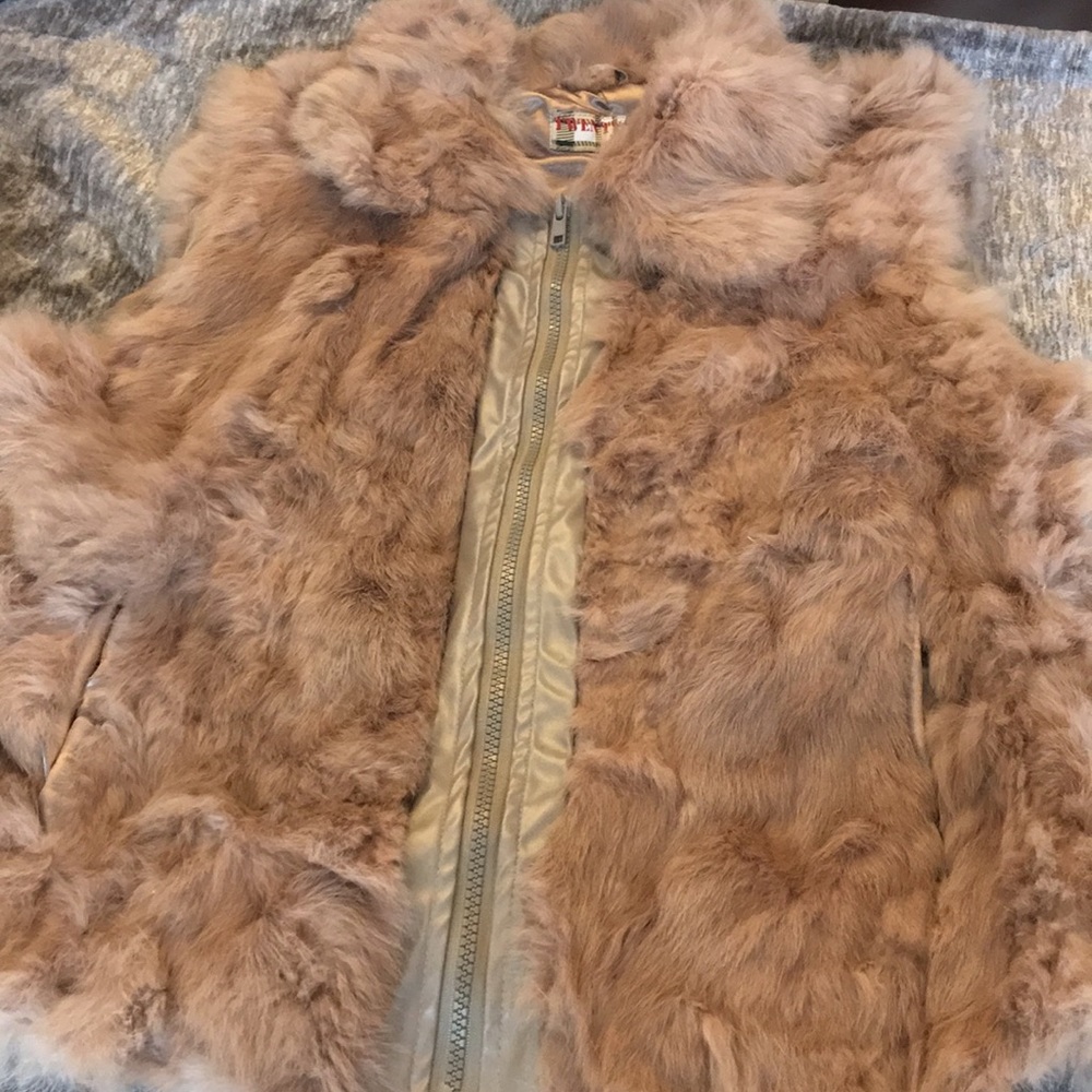 Twenty twenty 100% Rabbit fur vest - Picture 2 of 6